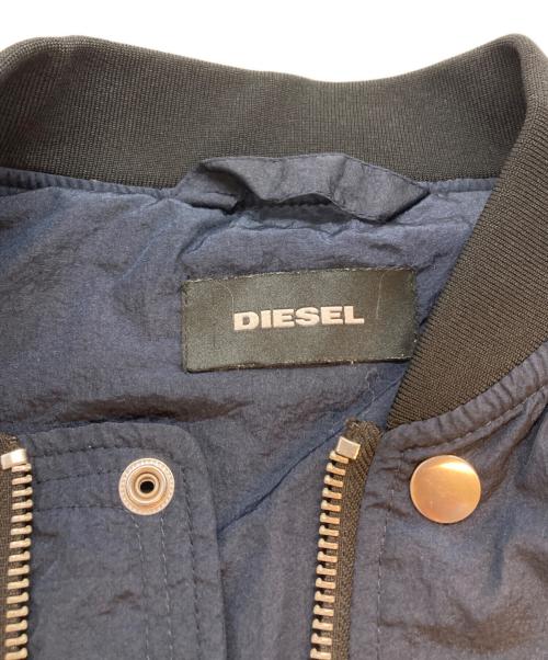 DIESEL（ディーゼル）DIESEL (ディーゼル) フライトジャケット ブルー サイズ:SIZE Sの古着・服飾アイテム