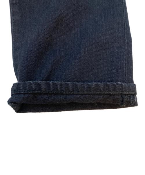 UNDERCOVER（アンダーカバー）UNDERCOVER (アンダーカバー) フリンジスキニーデニム ブラック サイズ:SIZE 3の古着・服飾アイテム