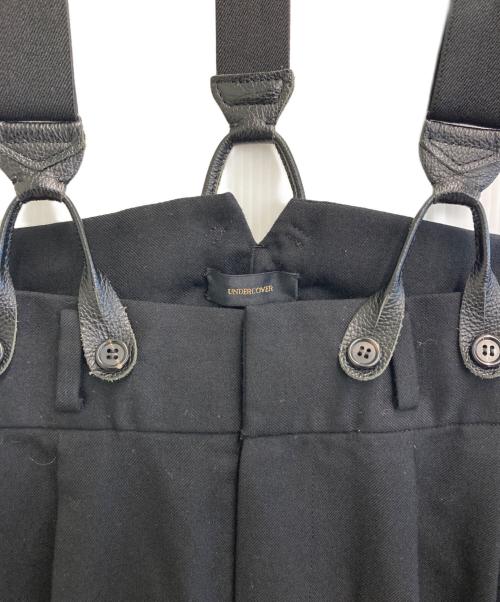 UNDERCOVER（アンダーカバー）UNDERCOVER (アンダーカバー) サスペンダー付パンツ ブラック サイズ:1の古着・服飾アイテム