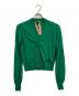 N°21（ヌメロヴェントゥーノ）の古着「サイドラインニットカーディガン」｜グリーン