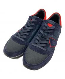 PHILIPPE MODEL（フィリップ モデル）の古着「ローカットスニーカー」｜ネイビー