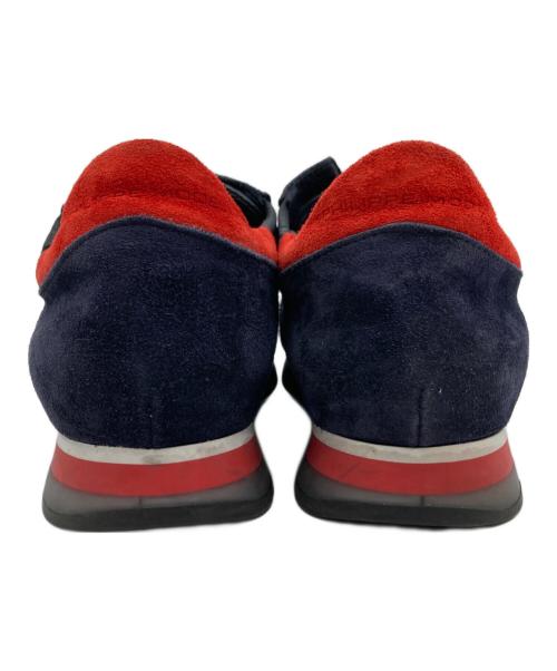 PHILIPPE MODEL（フィリップ モデル）PHILIPPE MODEL (フィリップ モデル) ローカットスニーカー ネイビー サイズ:40の古着・服飾アイテム