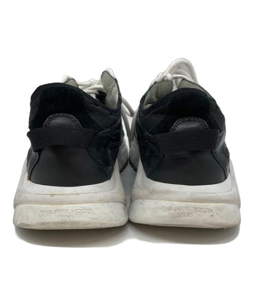 PHILIPPE MODEL（フィリップ モデル）PHILIPPE MODEL (フィリップ モデル) EZE MONDIAL CROCO ブラック サイズ:SIZE 40の古着・服飾アイテム