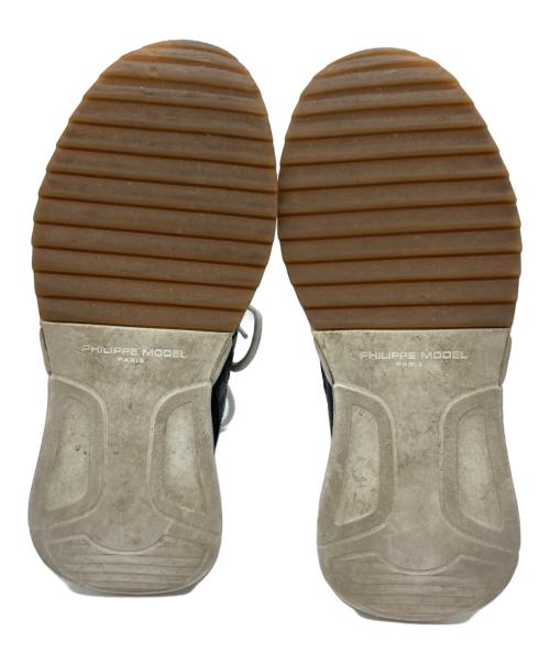 PHILIPPE MODEL（フィリップ モデル）PHILIPPE MODEL (フィリップ モデル) EZE MONDIAL CROCO ブラック サイズ:SIZE 40の古着・服飾アイテム