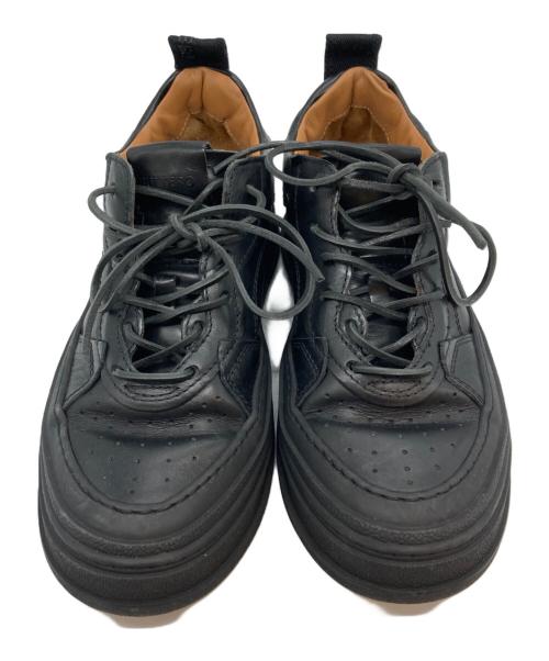 BUTTERO（ブッテロ）BUTTERO (ブッテロ) CIRCOLOレザースニーカー ブラック サイズ:SIZE 40の古着・服飾アイテム