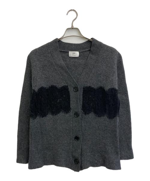 1er Arrondissement（プルミエ アロンディスモン）1er Arrondissement (プルミエ アロンディスモン) レース切替カーディガン グレー サイズ:SIZE Freeの古着・服飾アイテム