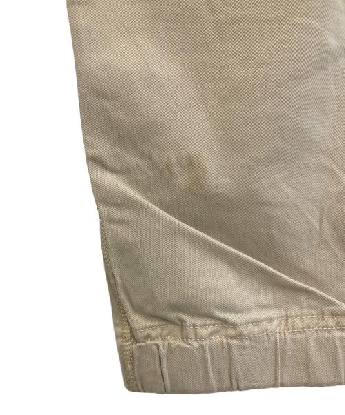 STONE ISLAND（ストーンアイランド）STONE ISLAND (ストーンアイランド) BADGE LOGO DETAIL PANTS ベージュ サイズ:Sの古着・服飾アイテム