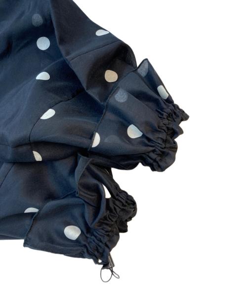 Sov.（ソブ）Sov. (ソブ) 2WAYドットオーガンジーブラウス ブラック×ホワイト サイズ:SIZE M (38) 未使用品の古着・服飾アイテム