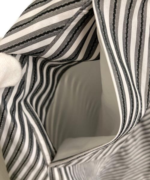 ADORE（アドーア）ADORE (アドーア) クリアストライプワンピース ホワイト×ブラック サイズ:38の古着・服飾アイテム