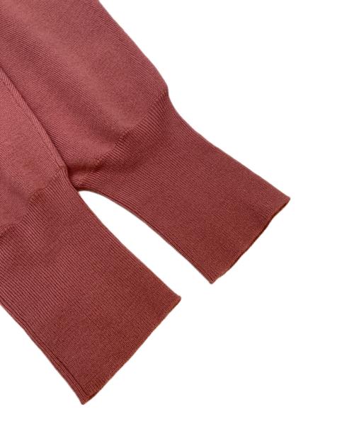 Curensology（カレンソロジー）Curensology (カレンソロジー) ウールハイネックギャザーワンピース ピンク サイズ:SIZE Freeの古着・服飾アイテム