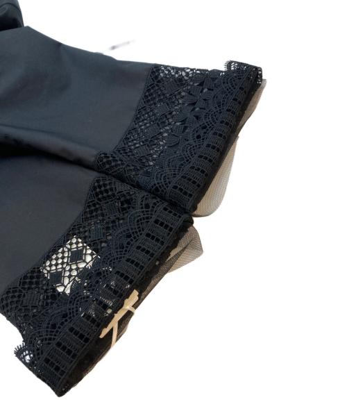 GRACE CONTINENTAL（グレースコンチネンタル）GRACE CONTINENTAL (（グレースコンチネンタル) レースコンビワンピース ブラック サイズ:SIZE S (36) 未使用品の古着・服飾アイテム