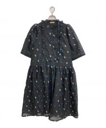 STELLA NOVA（ステラ・ノヴァ）の古着「Minet Lou Bib Shift Dress」｜ブラック