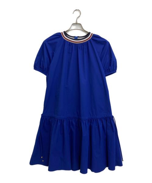 BLUE LABEL CRESTBRIDGE（ブルーレーベルクレストブリッジ）BLUE LABEL CRESTBRIDGE (ブルーレーベルクレストブリッジ) レインドレス ブルー サイズ:SIZE M (38)の古着・服飾アイテム