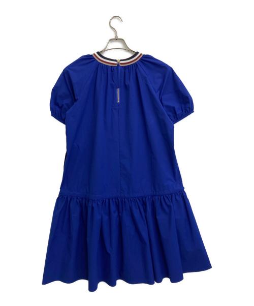 BLUE LABEL CRESTBRIDGE（ブルーレーベルクレストブリッジ）BLUE LABEL CRESTBRIDGE (ブルーレーベルクレストブリッジ) レインドレス ブルー サイズ:SIZE M (38)の古着・服飾アイテム
