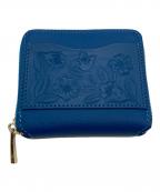GRACE CONTINENTAL（グレースコンチネンタル）の古着「Emboss Wallet」｜ブルー