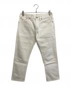 RRLダブルアールエル）の古着「デニムパンツ」｜ホワイト