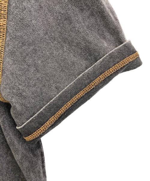 DIESEL（ディーゼル）DIESEL (ディーゼル) Denim effect Tシャツ ブラック サイズ:Lの古着・服飾アイテム