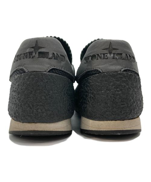 STONE ISLAND（ストーンアイランド）STONE ISLAND (ストーンアイランド) スニーカー ブラック サイズ:26cmの古着・服飾アイテム
