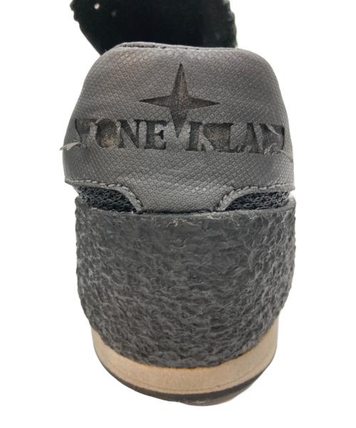 STONE ISLAND（ストーンアイランド）STONE ISLAND (ストーンアイランド) スニーカー ブラック サイズ:26cmの古着・服飾アイテム
