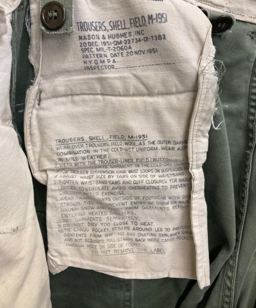 US ARMY（ユーエスアーミー）US ARMY (ユーエスアーミー) M-51パンツ オリーブ サイズ:Mの古着・服飾アイテム