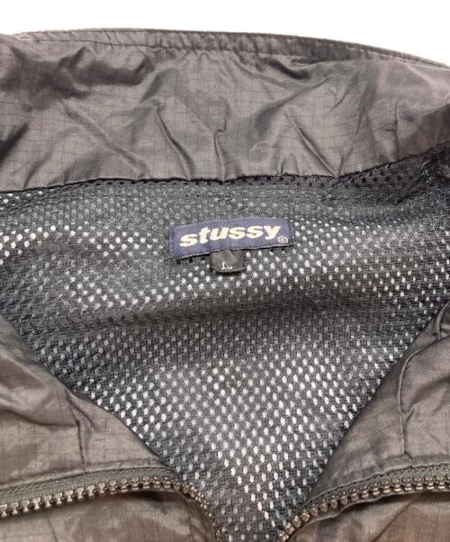 stussy（ステューシー）stussy (ステューシー) フィッシングナイロンジャケット ブラック サイズ:SIZE Lの古着・服飾アイテム
