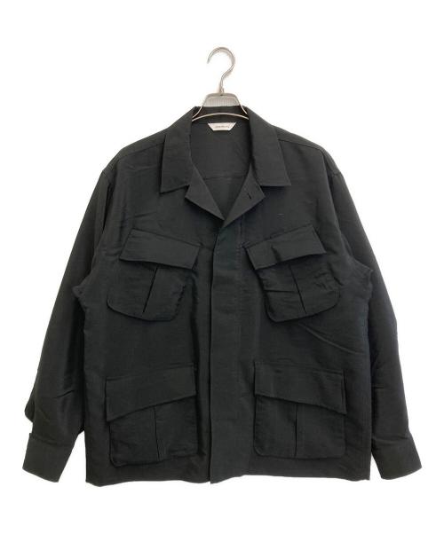 nano・universe（ナノ・ユニバース）nano・universe (ナノ・ユニバース) ファティーグジャケット ブラック サイズ:Lの古着・服飾アイテム