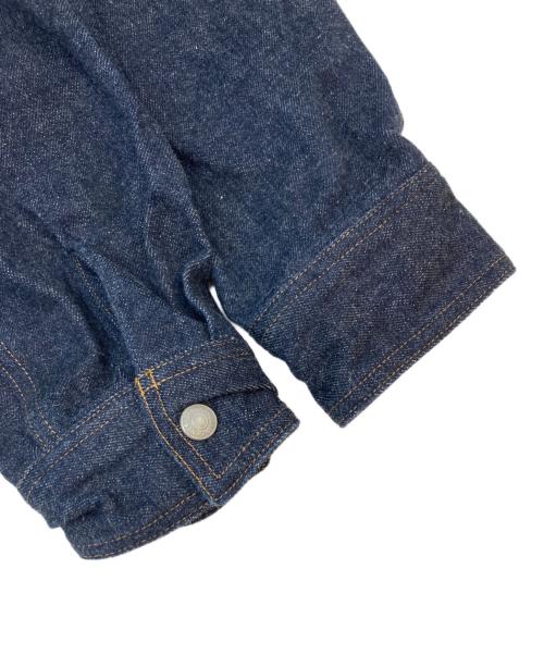 KOJIMA GENES（コジマジーンズ）KOJIMA GENES (コジマジーンズ) 富士金梅ダックコンボシャツ ネイビー×ブラック サイズ:SIZE XLの古着・服飾アイテム