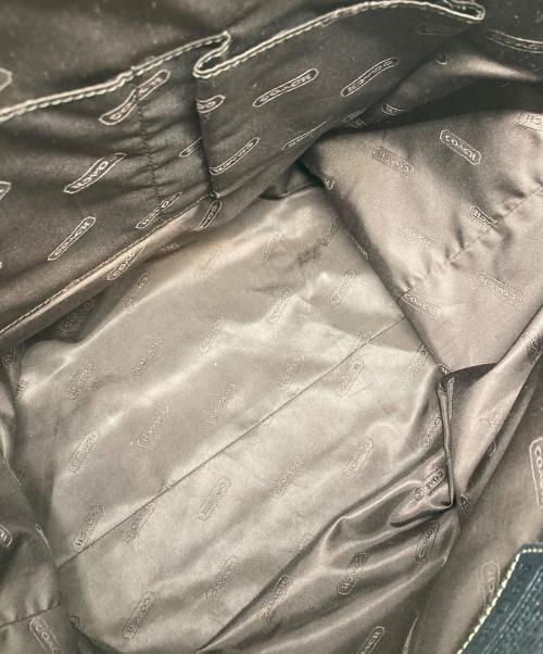 COACH（コーチ）COACH (コーチ) レザートートバッグ ブラックの古着・服飾アイテム
