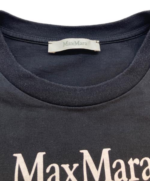 MaxMara（マックスマーラ）MaxMara (マックスマーラ) ウェグマンプリント Tシャツ ブラック サイズ:freeの古着・服飾アイテム