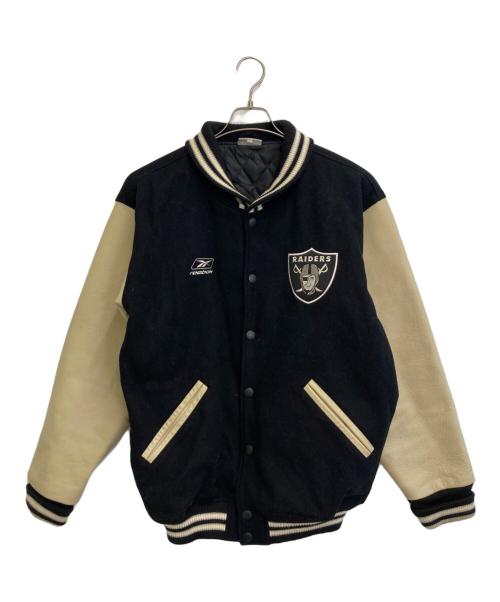 REEBOK（リーボック）REEBOK (リーボック) RAIDERSスタジャン アイボリー×ブラック サイズ:freeの古着・服飾アイテム