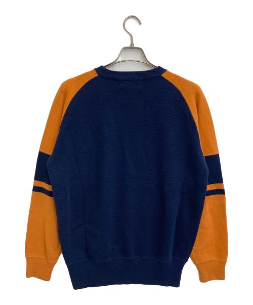 stussy（ステューシー）stussy (ステューシー) ニット ネイビー サイズ:SIZE Lの古着・服飾アイテム