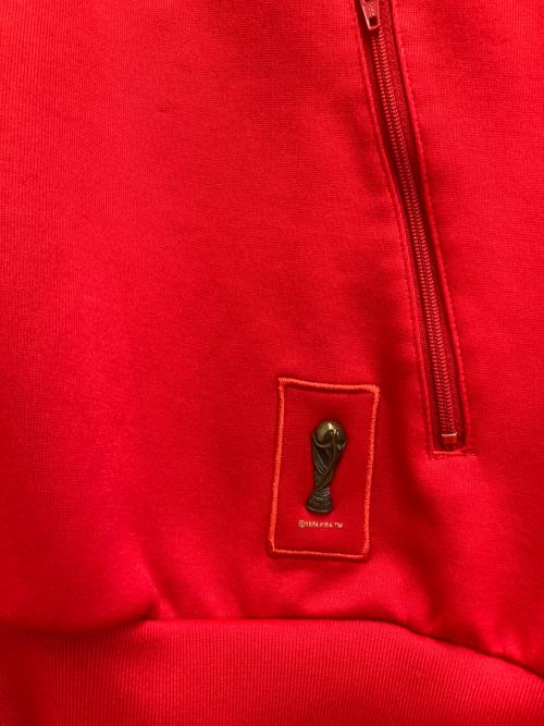 adidas（アディダス）adidas (アディダス) トラックジャケット レッドの古着・服飾アイテム
