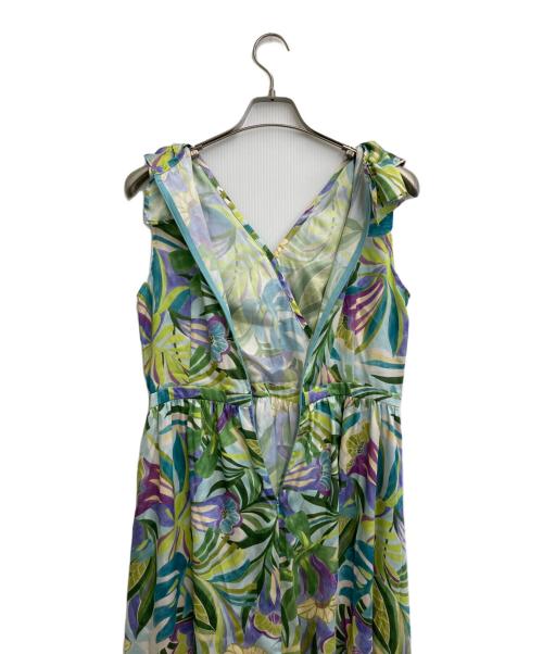 GRACE CONTINENTAL（（グレースコンチネンタル）GRACE CONTINENTAL (（グレースコンチネンタル) 24SS リーフプリントワンピース グリーン サイズ:SIZE M (38)の古着・服飾アイテム