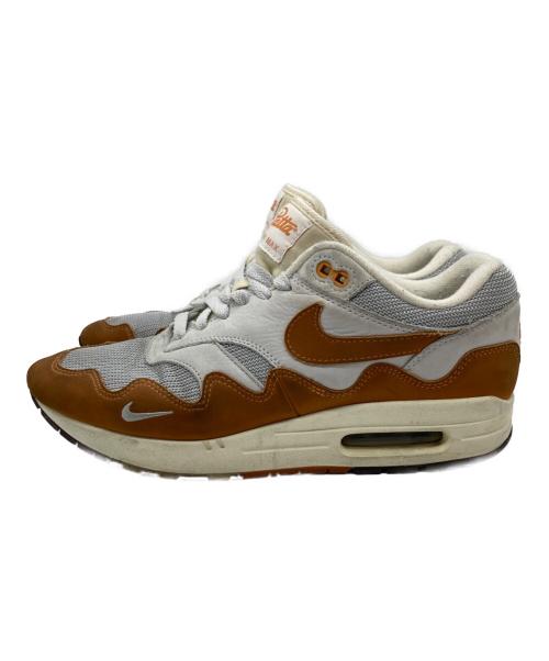 NIKE（ナイキ）NIKE (ナイキ) AIR MAX 1 / P ブラウン×ホワイト サイズ:27.5の古着・服飾アイテム