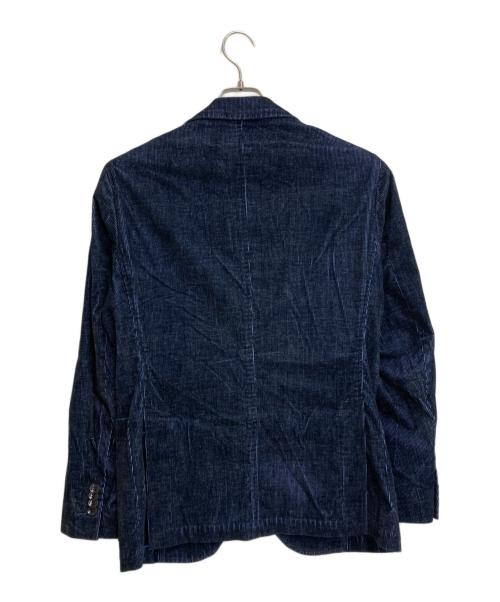 PAOLONI（パオローニ）PAOLONI (パオローニ) コーデュロイテーラードジャケット ネイビー サイズ:SIZE 46の古着・服飾アイテム