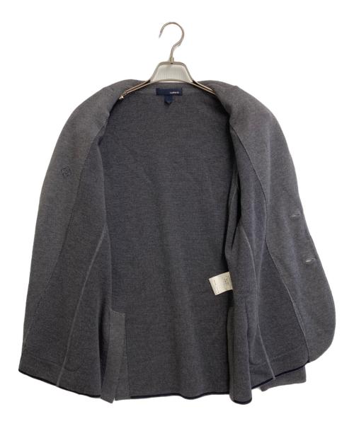 LARDINI（ラルディーニ）LARDINI (ラルディーニ) ニットテーラードジャケット グレー サイズ:SIZE XSの古着・服飾アイテム
