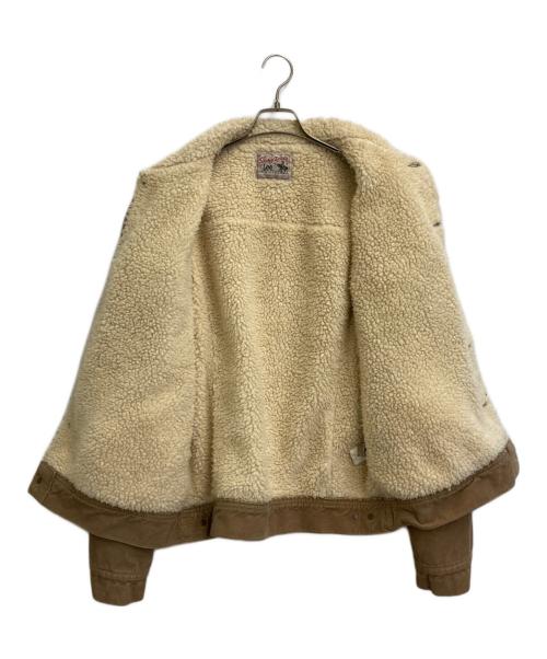 LEE（リー）LEE (リー) stussy (ステューシー) ボアランチジャケット ブラウン サイズ:SIZE XLの古着・服飾アイテム