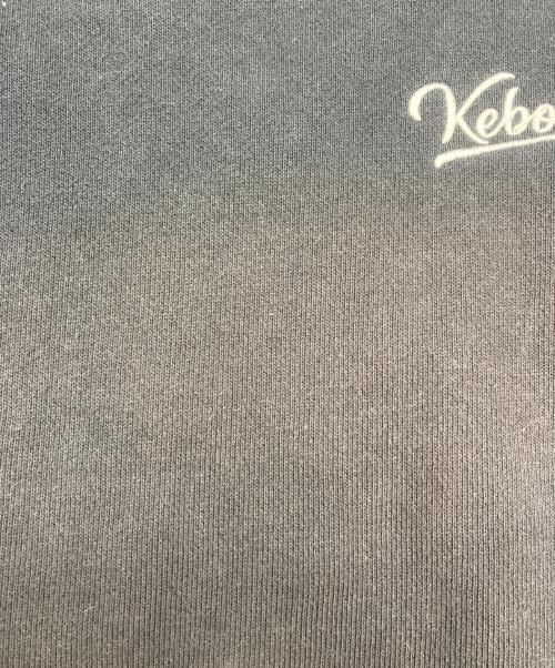 KEBOZ（ケボズ）KEBOZ (ケボズ) nick gear (ニックギア) フラワーロゴ スウェットパーカー ブラック サイズ:XLの古着・服飾アイテム