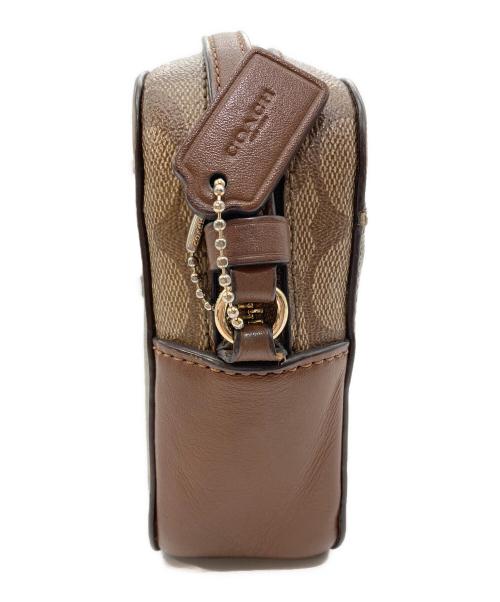COACH（コーチ）COACH (コーチ) シグネチャーショルダーバッグ ベージュの古着・服飾アイテム