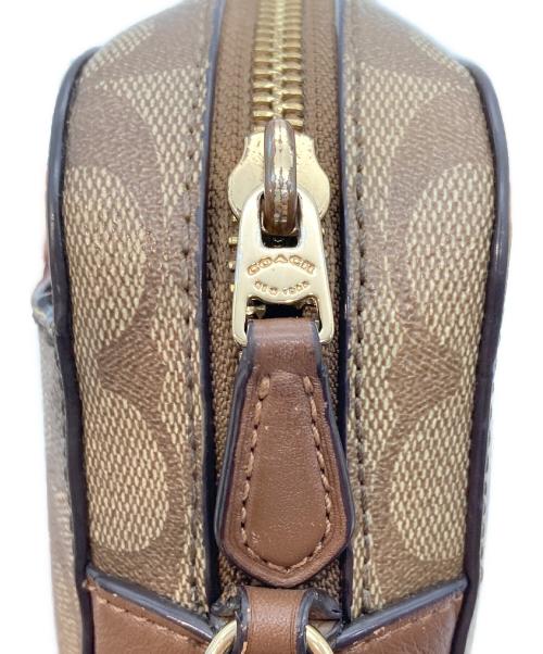 COACH（コーチ）COACH (コーチ) シグネチャーショルダーバッグ ベージュの古着・服飾アイテム