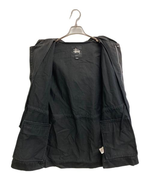 stussy（ステューシー）stussy (ステューシー) 10’s STUSSY WORLD TOUR FIELD PARKA TYPE COAT ブラック サイズ:SIZE Lの古着・服飾アイテム