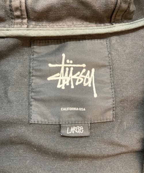 stussy（ステューシー）stussy (ステューシー) 10’s STUSSY WORLD TOUR FIELD PARKA TYPE COAT ブラック サイズ:SIZE Lの古着・服飾アイテム