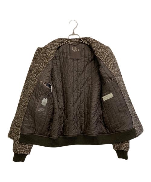 COATS MILANO（コーツ ミラノ）COATS MILANO (コーツ ミラノ) DIAZウールジャケット ブラウン サイズ:SIZE 50の古着・服飾アイテム