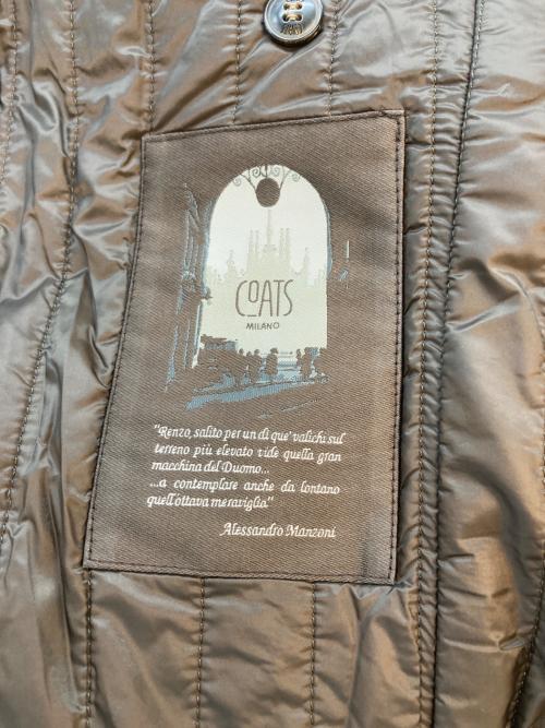 COATS MILANO（コーツ ミラノ）COATS MILANO (コーツ ミラノ) DIAZウールジャケット ブラウン サイズ:SIZE 50の古着・服飾アイテム