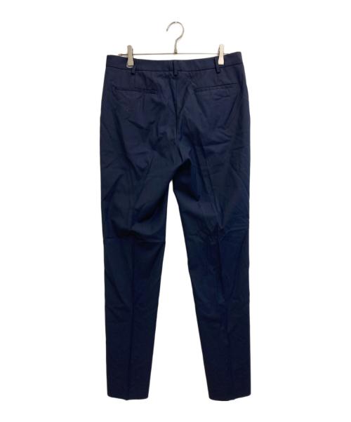 Maison Margiela（メゾンマルジェラ）Maison Margiela (メゾンマルジェラ) ウールセンタープレススラックス ネイビー サイズ:48の古着・服飾アイテム