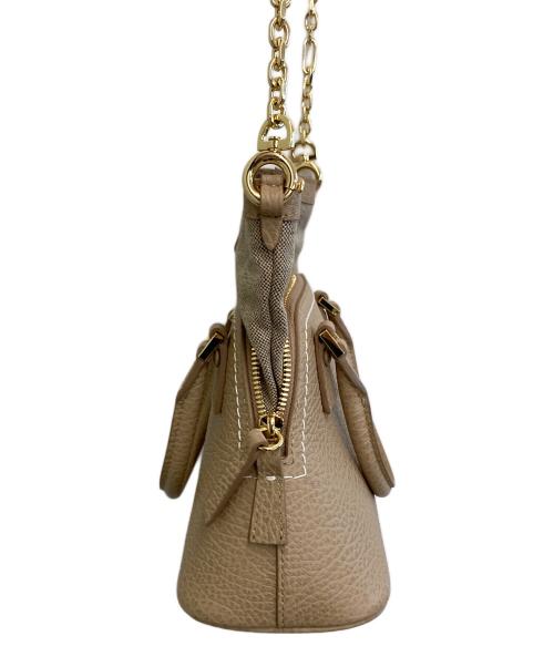 Maison Margiela（メゾンマルジェラ）Maison Margiela (メゾンマルジェラ) 5ACマイクロ2WAYバッグ ベージュの古着・服飾アイテム
