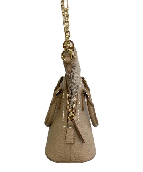 Maison Margiela（メゾンマルジェラ）Maison Margiela (メゾンマルジェラ) 5ACマイクロ2WAYバッグ ベージュの古着・服飾アイテム