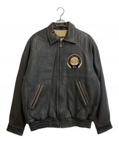 中古・古着通販】KUSHITANI (クシタニ) レザージャケット ブラック