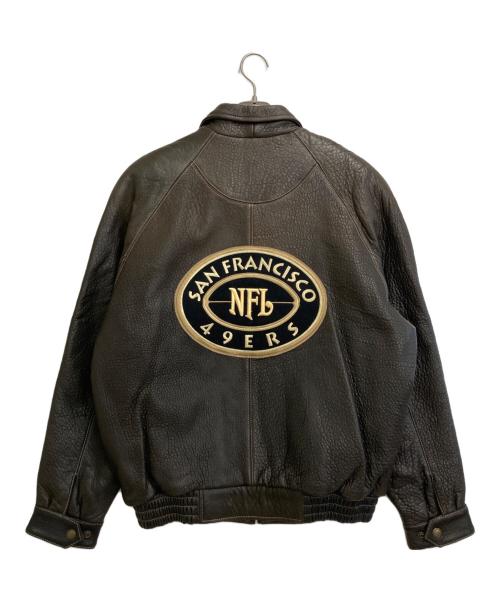 G-III（ジースリー）G-III (ジースリー) CARL BANKS レザージャケット ブラウン サイズ:SIZE Lの古着・服飾アイテム