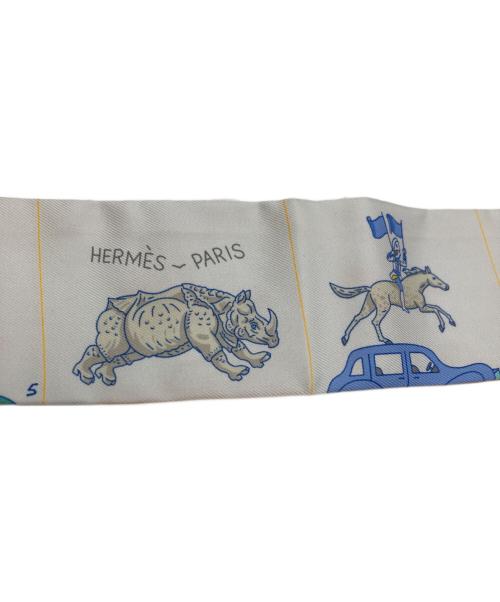 HERMES（エルメス）HERMES (エルメス) 24AW パラード グリスペール ホワイト×ブルーの古着・服飾アイテム